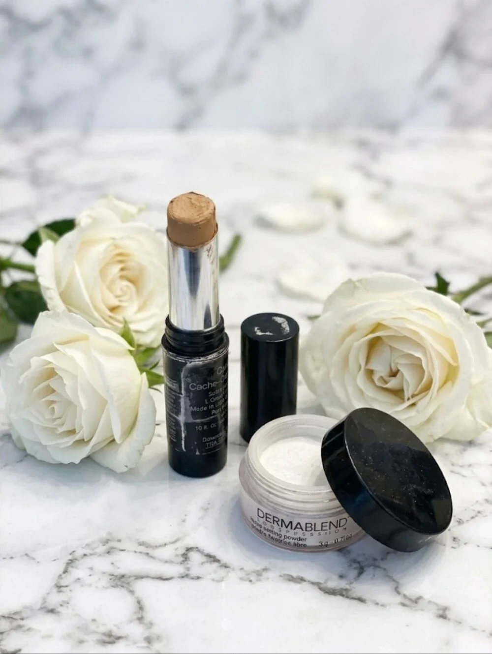 Dermablend Concealer Stick 25N Beige + Powder Duo ☆ RARE☆ | Read Below